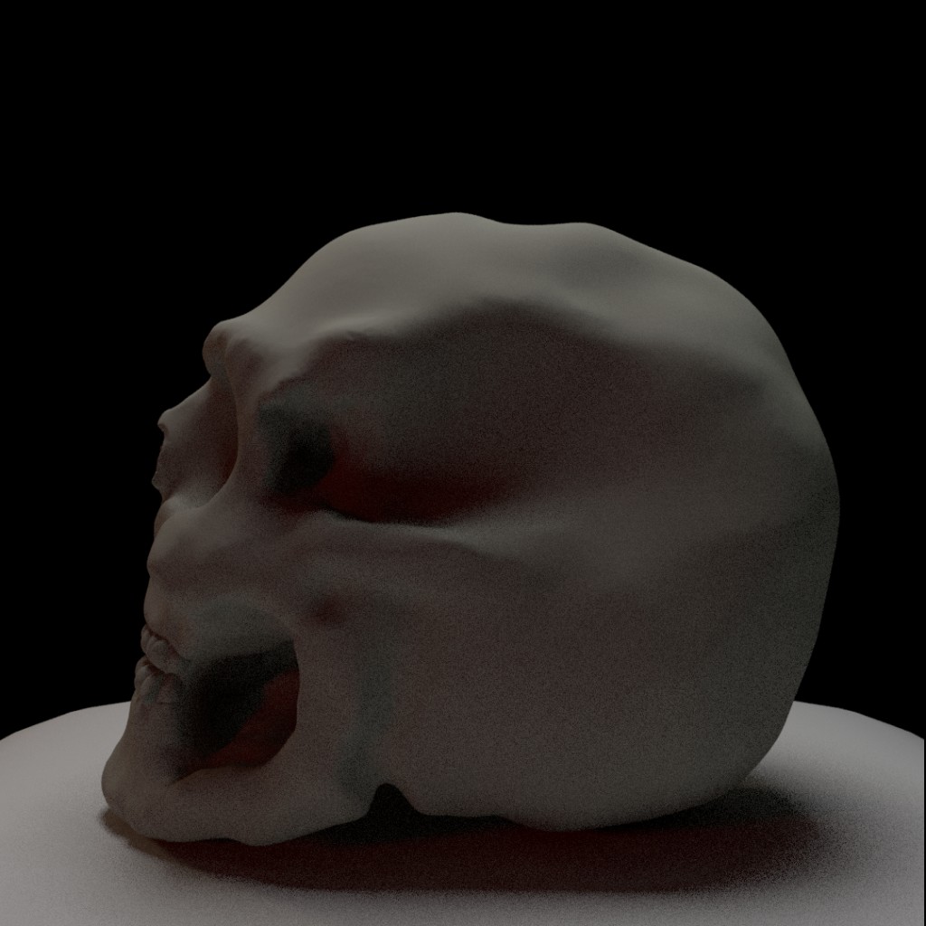 Humanoid Skull Basemesh preview image 2